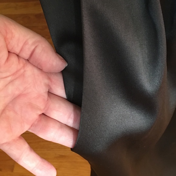 EUC Lace & santiny Black Cocktail Dress w/POCKETS! - Picture 3 of 8